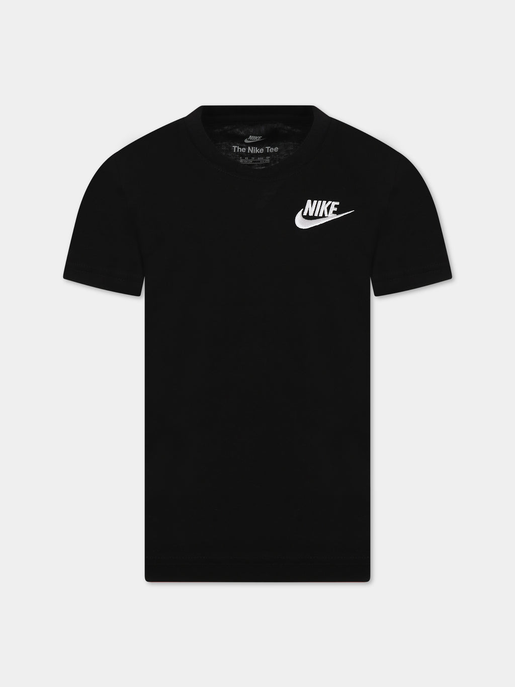 T-shirt noir pour enfants avec logo